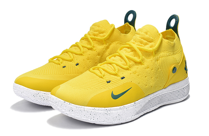 Breanna Stewart Nike KD 11 Storm Yellow PE Shoes - Click Image to Close